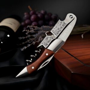 Bellan Sommelier Corkscrew wooden wine opener for professional table service, hospitality and butler use in South Africa